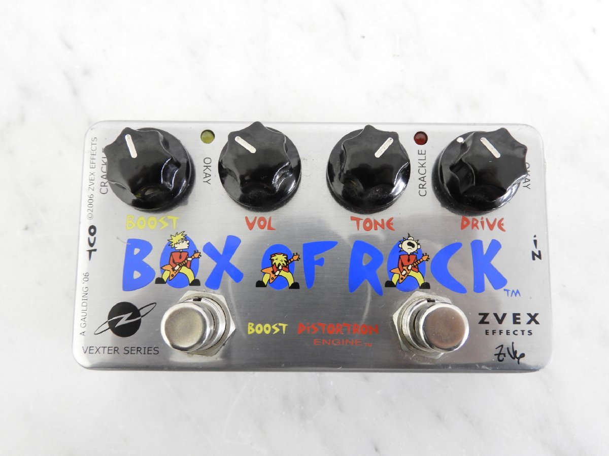 ☆ ZVEX EFFECTS BOX OF ROCK VEXTER series ディストーション エフェクター ☆中古☆_画像2