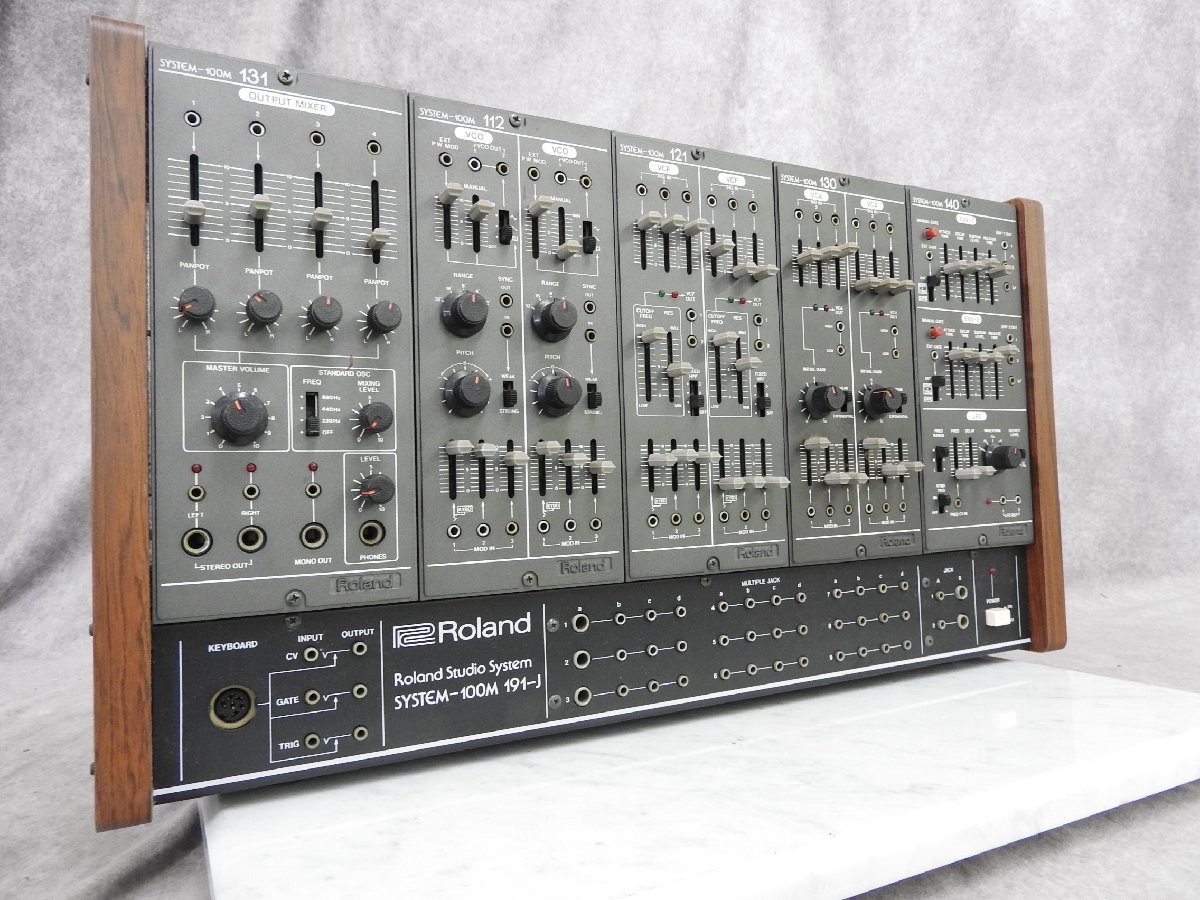 ☆ Roland ローランド SYSTEM-100M シンセサイザーモジュール SY-191J / 112 / 121 / 130 / 131 / 140 ☆現状品☆_画像1