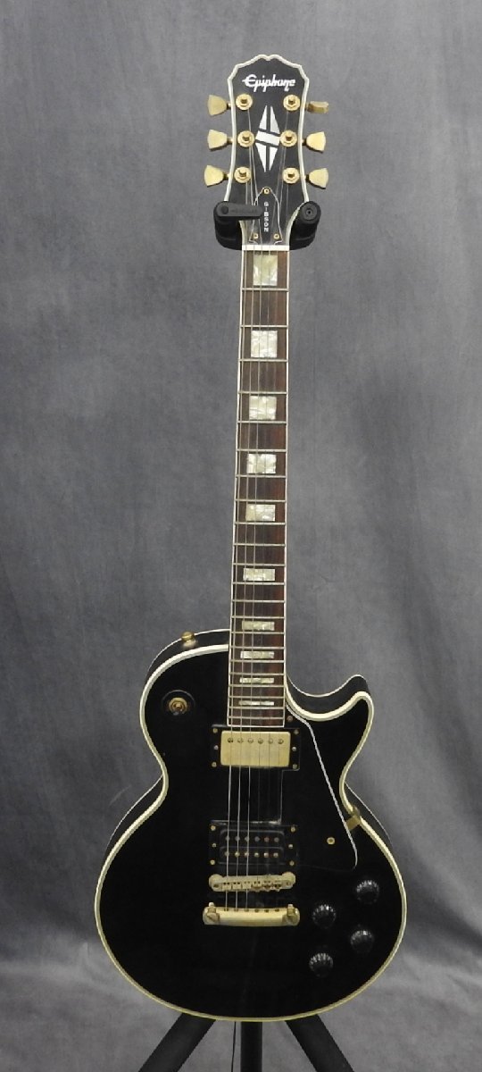 ☆ Epiphone エピフォン Les Paul Custom レスポール カスタム エレキギター ♯6054052 ☆ジャンク☆_画像2