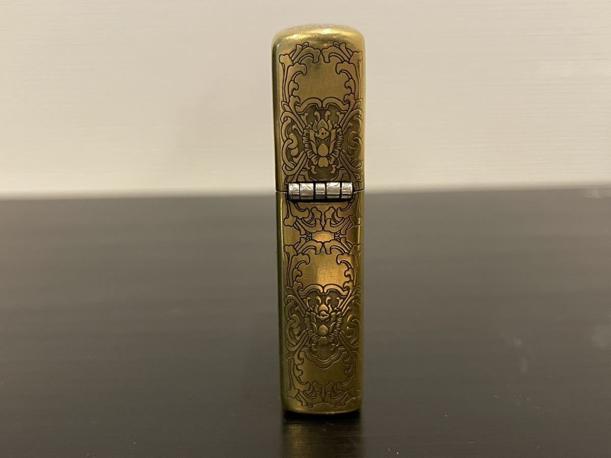 1円 ZIPPO ライター 仏魔一念 ジッポー Zippoオイルライター真鍮製 美品 喫煙具 0039ゴールド _画像5
