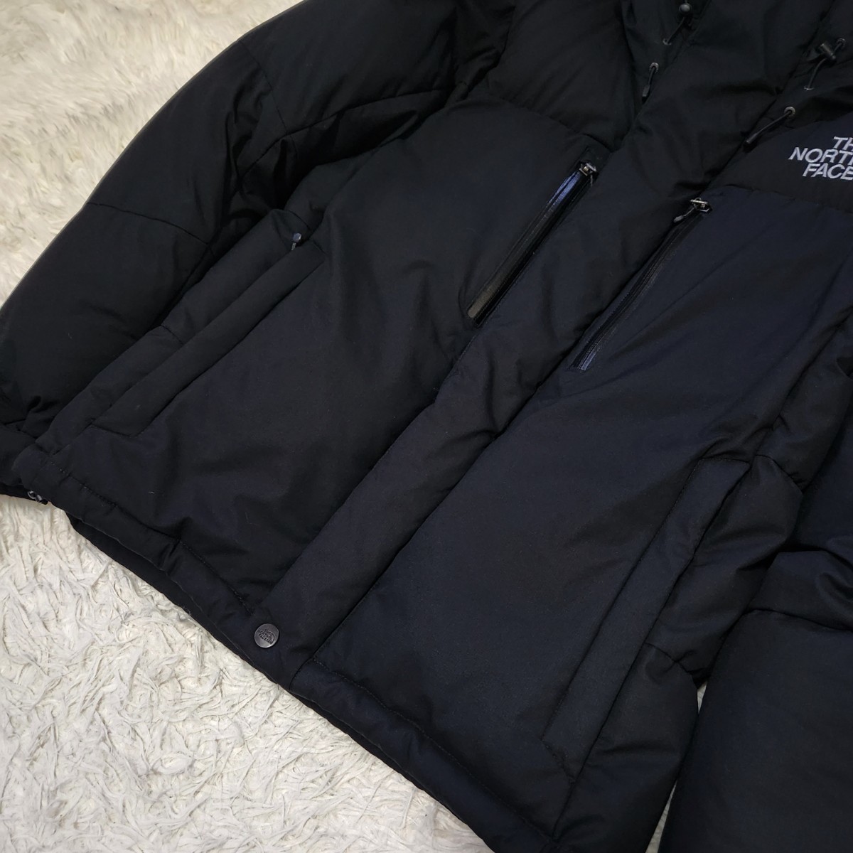 美品 ノースフェイス【超人気 バルトロ ブラック 肉厚 サイズ M相当】THE NORTHFACE バルトロライト ダウンジャケット 黒 ゴールドウィン_画像6