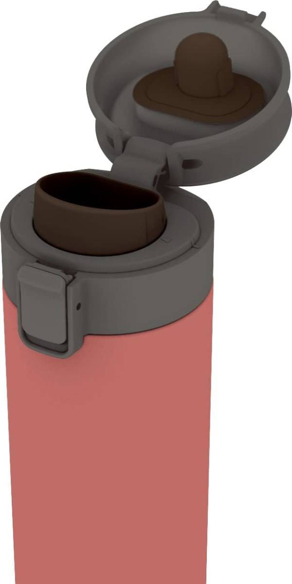 新品 送料無料 アスベル ASVEL 保温 保冷 350ml 水筒 ワンタッチ ステンレス パッキン一体 軽量 おしゃれ TLW350 アースカラー レッド 赤_画像10