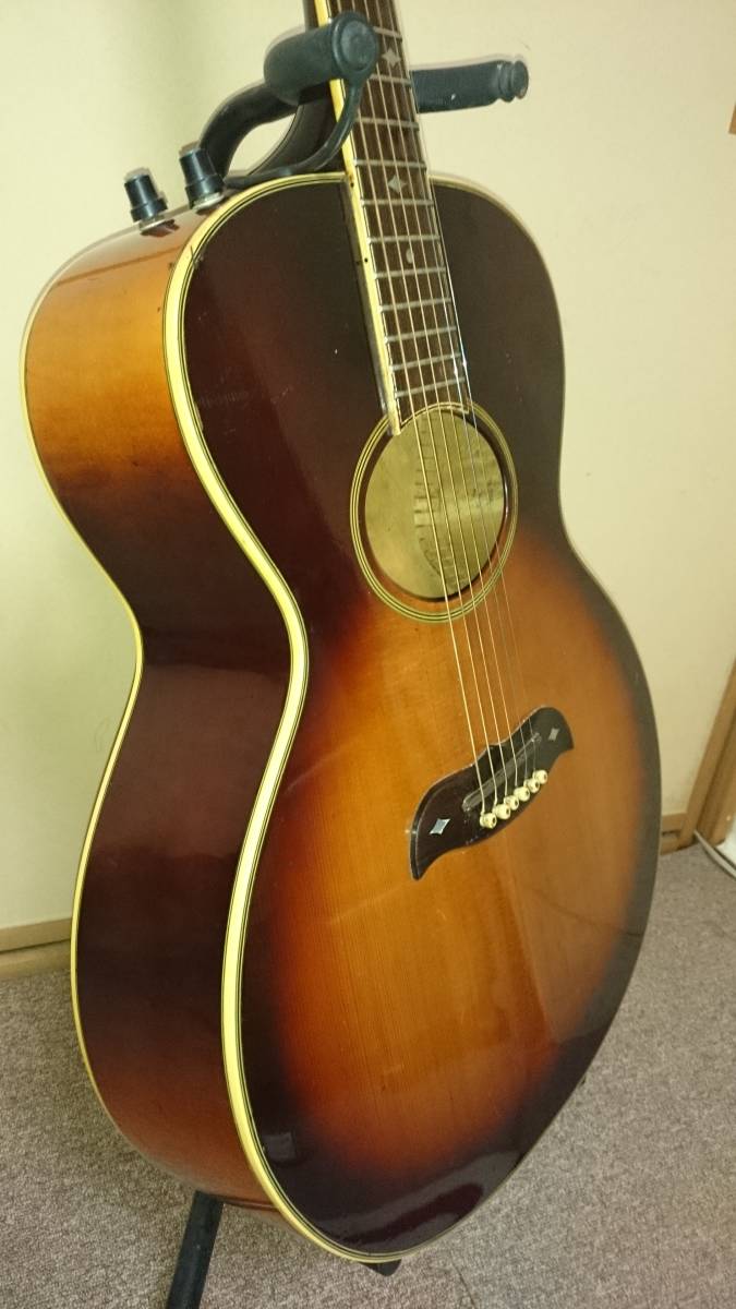 Ariaヴィンテージ　Elecord　acoustic electric guitar　FE-70_画像5