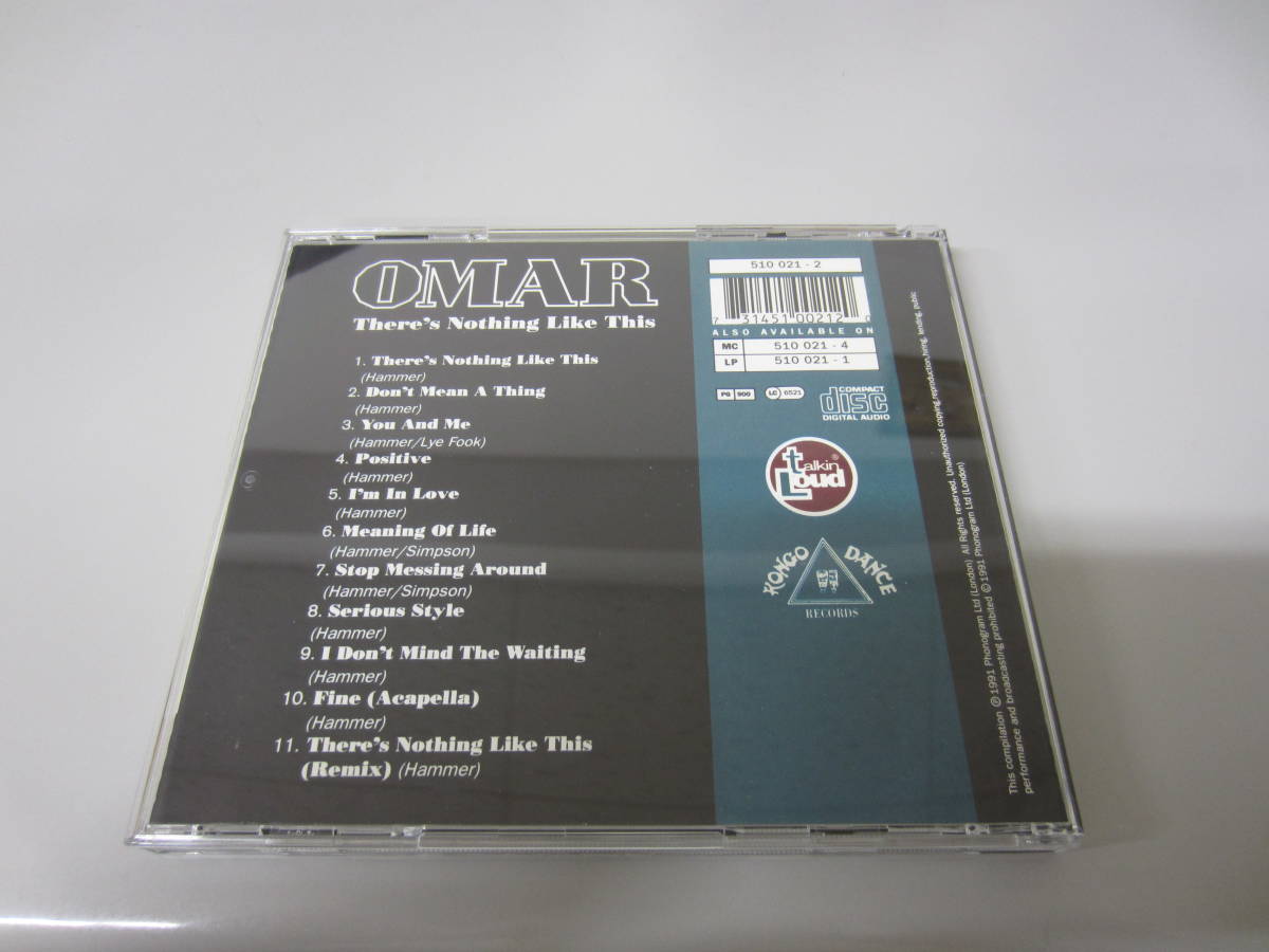OMAR/オマール/There's Nothing Like This UK盤CD アシッドジャズ ファンク ネオソウル の画像3