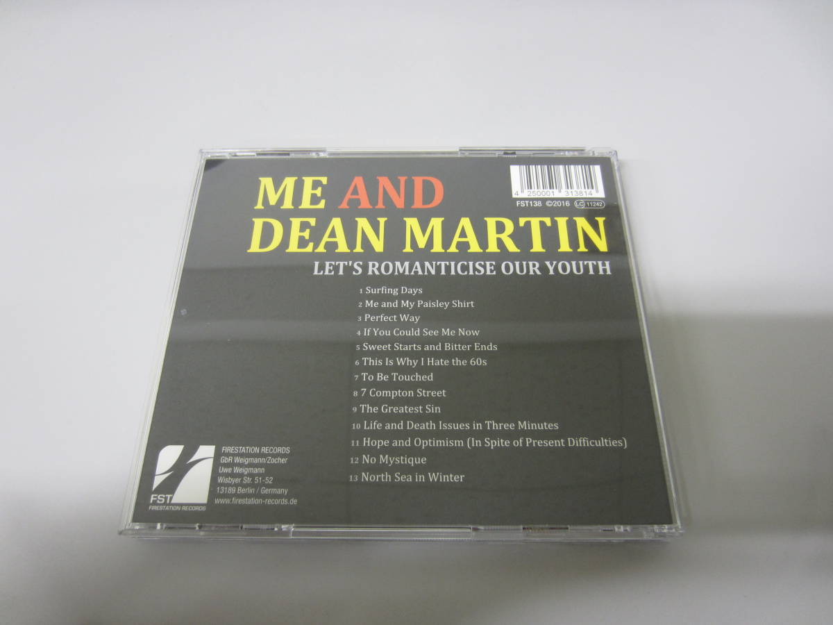 Me And Dean Martin/Let's Romanticise Our Youth Ger盤CD ネオアコ ギターポップ FST138_画像3