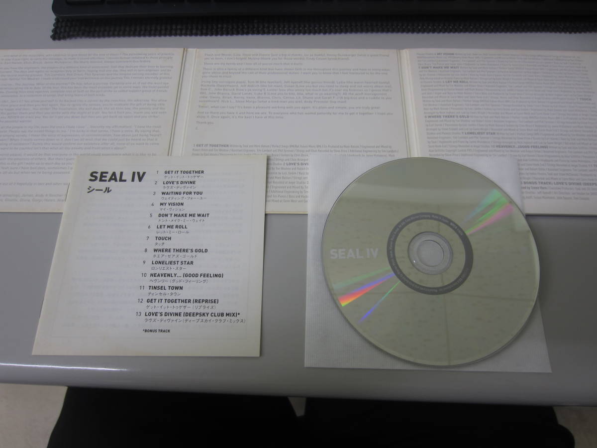 SEAL/ seal /Ⅳ domestic record obi less CD Synth pop fan k soul R&B