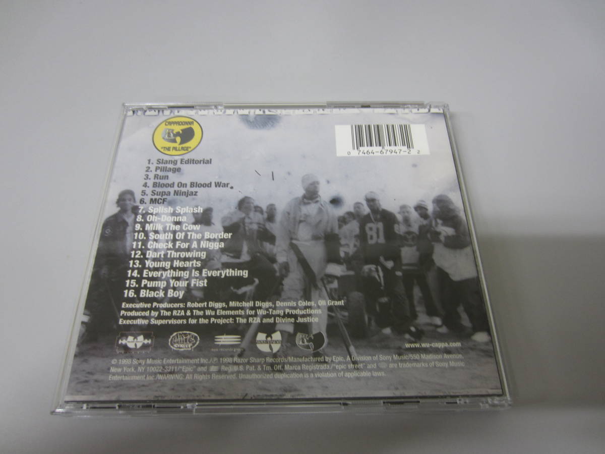 CAPPADONNA/カパドナ/The Pillage US盤CD ハードコア ヒップホップ ラップ Wu Tang Clanの画像3