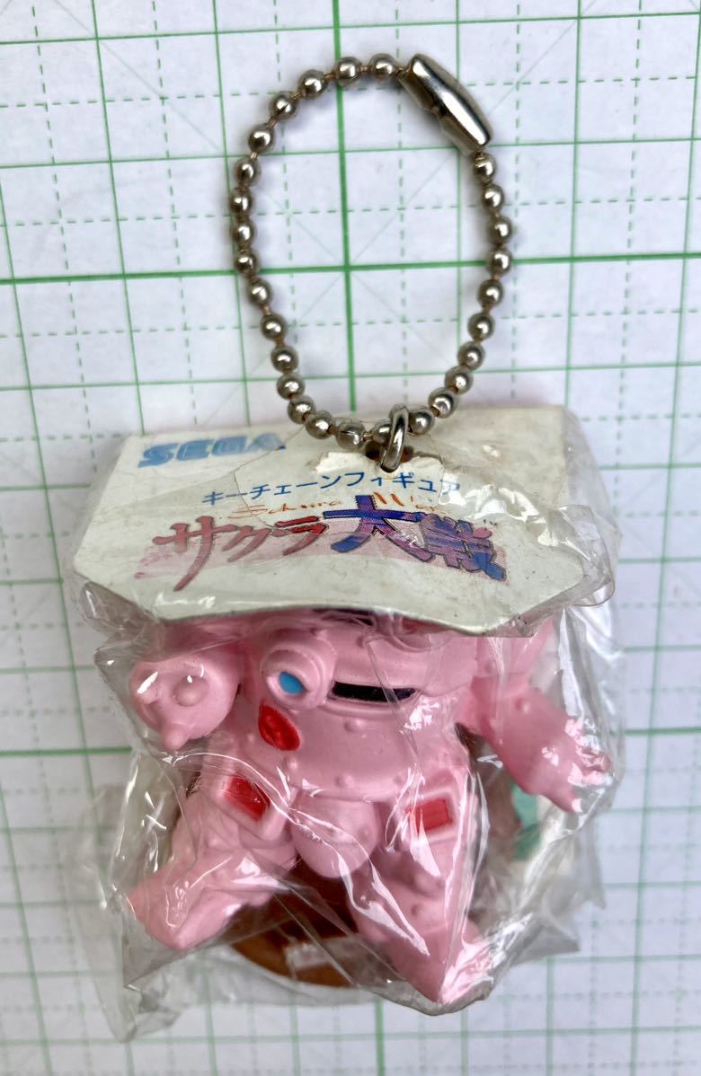  light . Sakura exclusive use Sakura Taisen key chain figure inside sack unopened contents beautiful goods super-rare old that time thing prize not for sale ga car Shokugan 