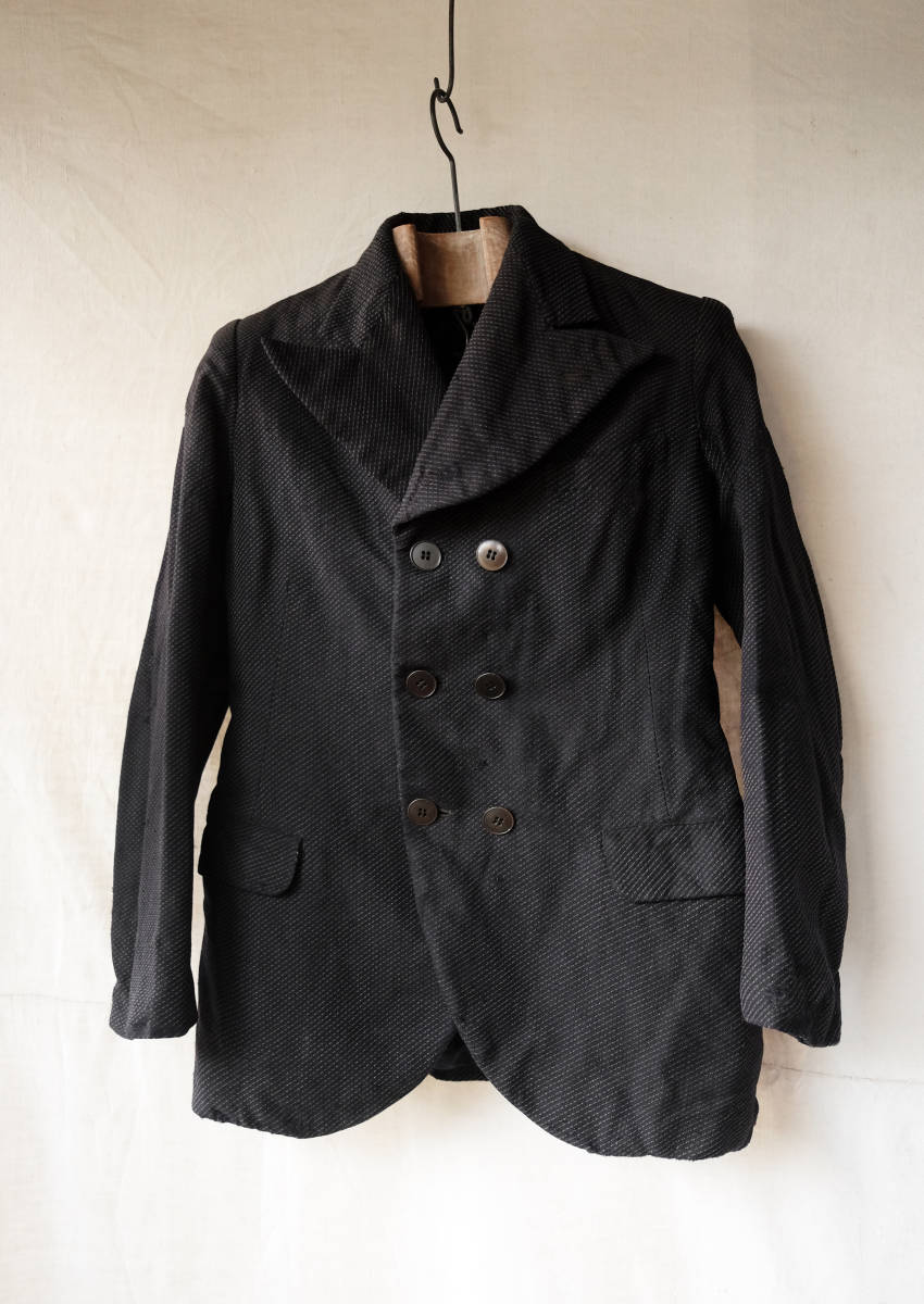1910's 1920's フランス ヴィンテージ ダブルブレストサック 1910's 1920's フランス ヴィンテージ ダブルブレストサック