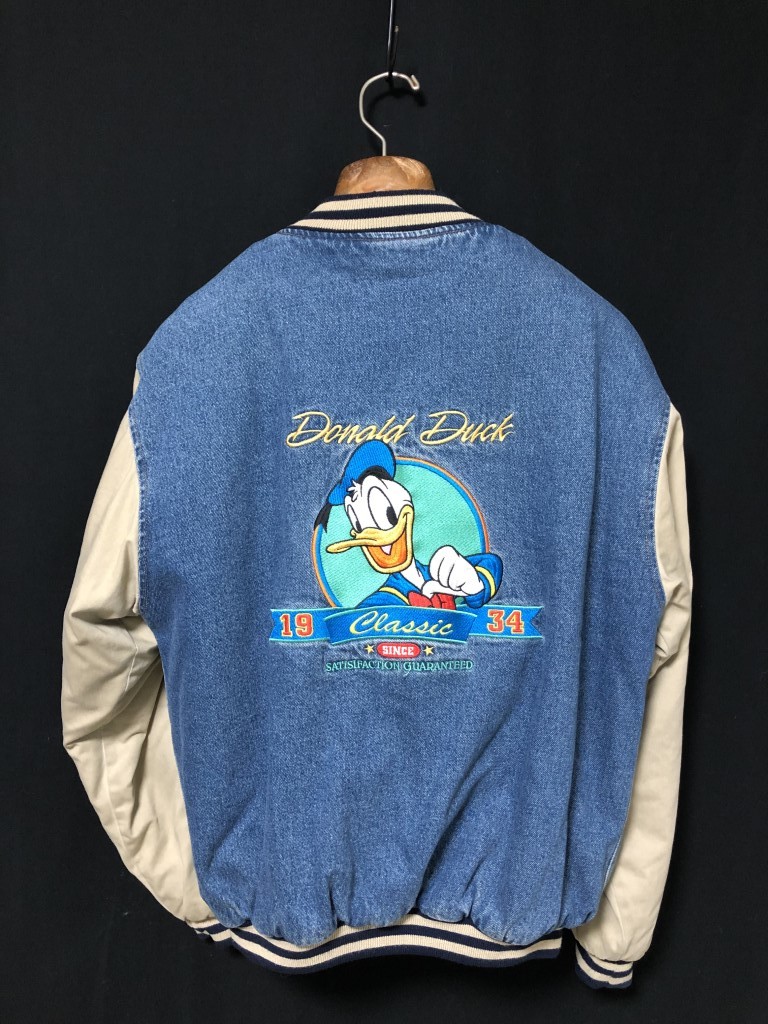 ヴィンテージ◇THE Disney STORE ドナルドダック 刺繍 ロゴ ヴィンテージ◇THE Disney STORE ドナルドダック 刺繍 ロゴ