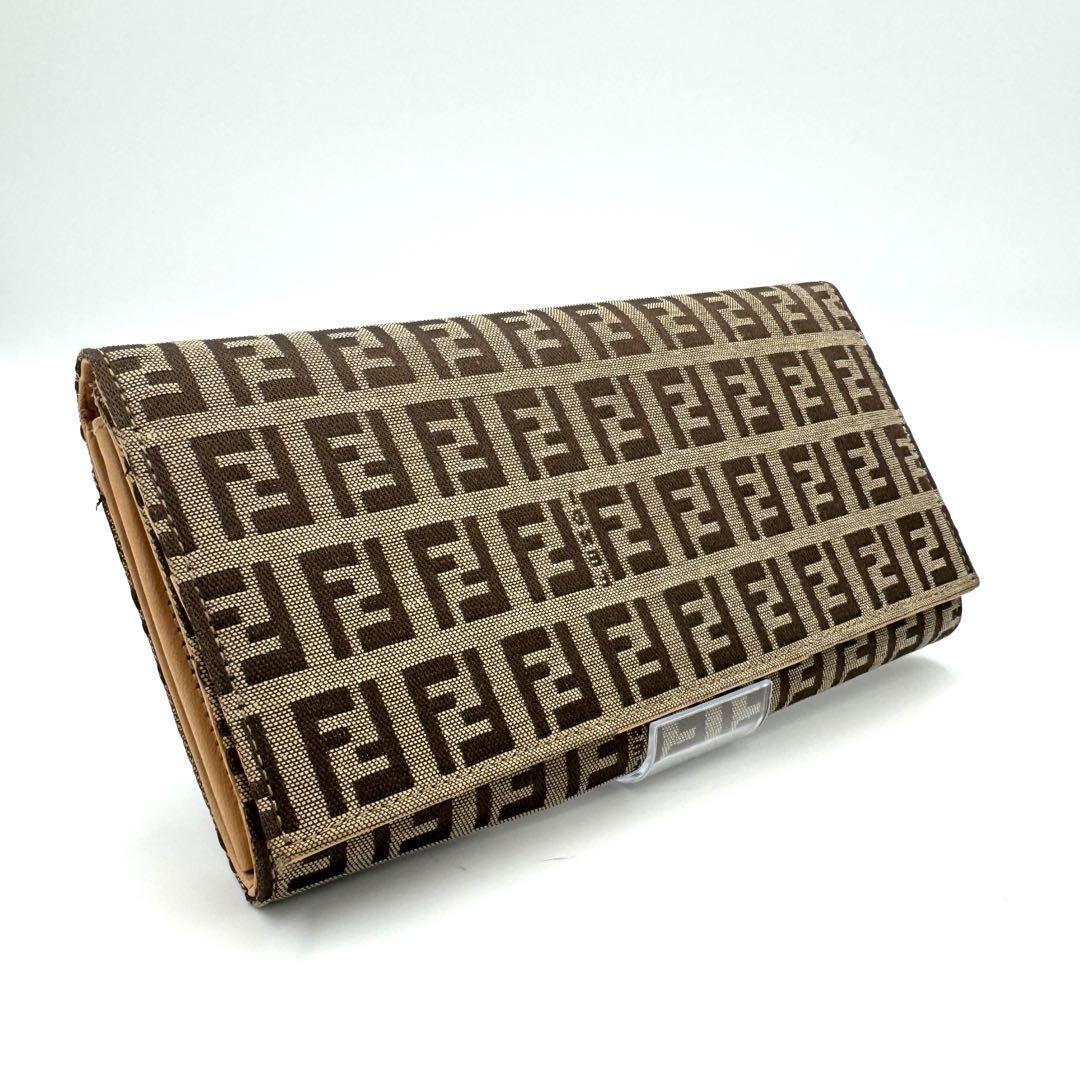 【未使用品】FENDI フェンディ 長財布 ズッキーノ柄_画像1