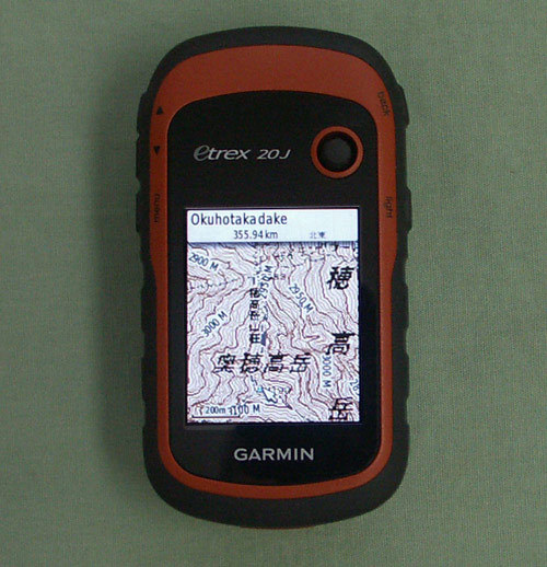 GARMIN ガーミン ハンディGPS eTrex20J　正規日本版　地図３種類付き_画像3