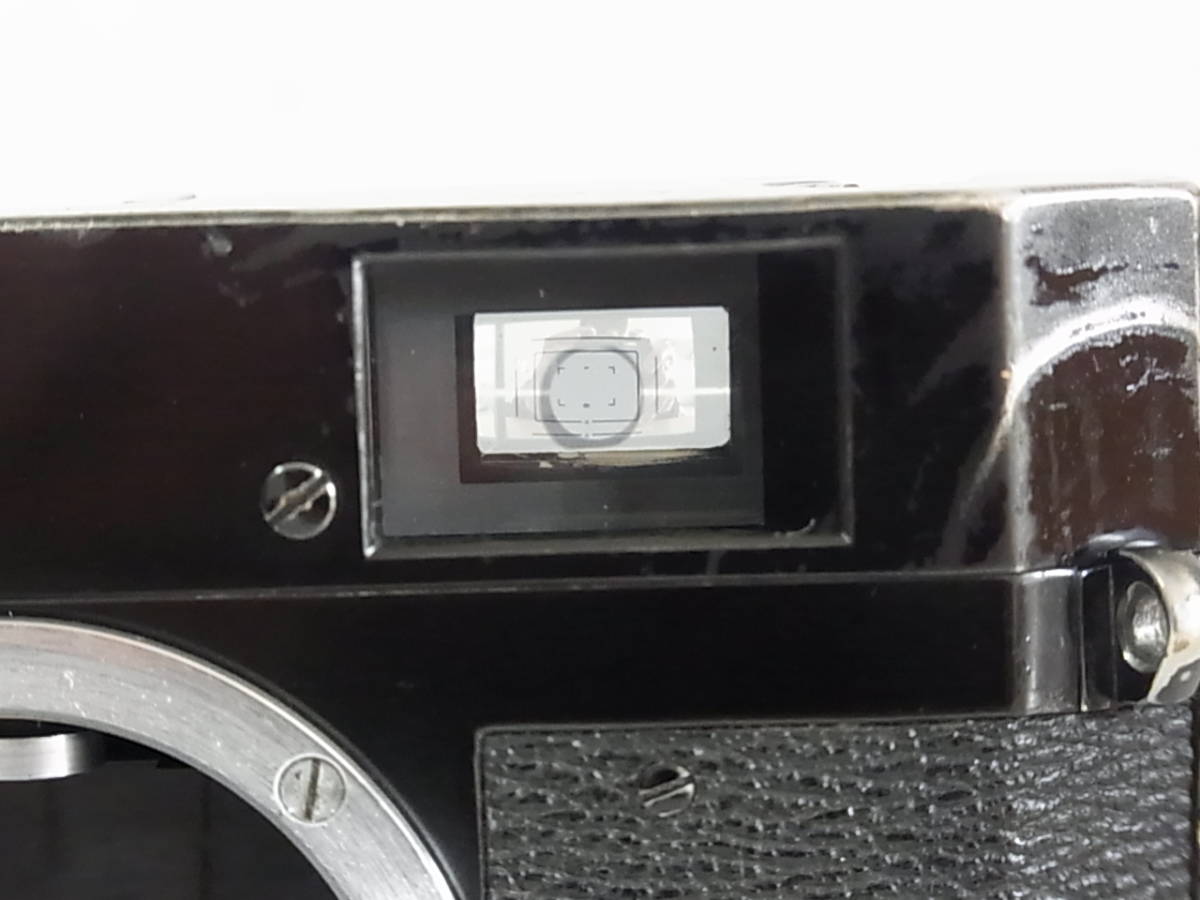 希少 キャノン CANON M39(L39スクリューマウント)レンジファインダー カメラ Canon P ブラックペイント Black Paint ボディNO.706418 CANON_画像10