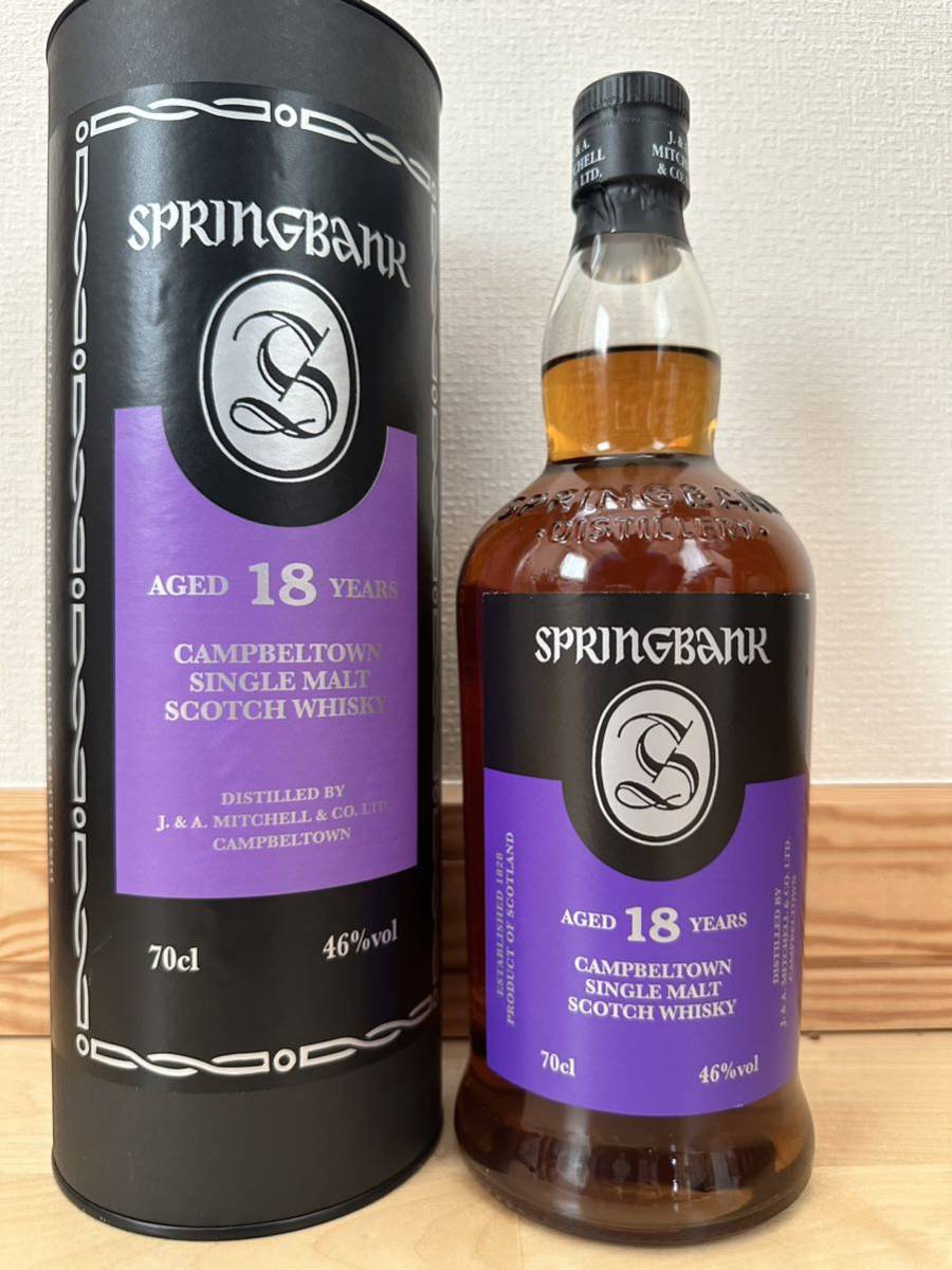 スプリングバンク WHISKY 18年　SPRING BANK Springbank _画像1