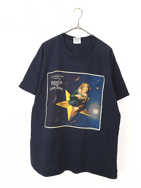 古着 90s Canada製 The Smashing Pumpkins 「Mellon Collie & The Infinite Sadness」 オルタナ ロック バンド Tシャツ L 極上!