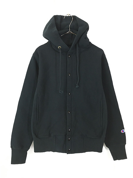 古着 Champion Reverse Weave リバース スウェット スナップ パーカー XXS位 美品!! 古着