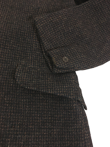 古着 40s 英国製 DAKS × Harris Tweed 3ボタン 上質 ハンドウーヴン ツイード テーラード ジャケット 40L 極上!!_画像4