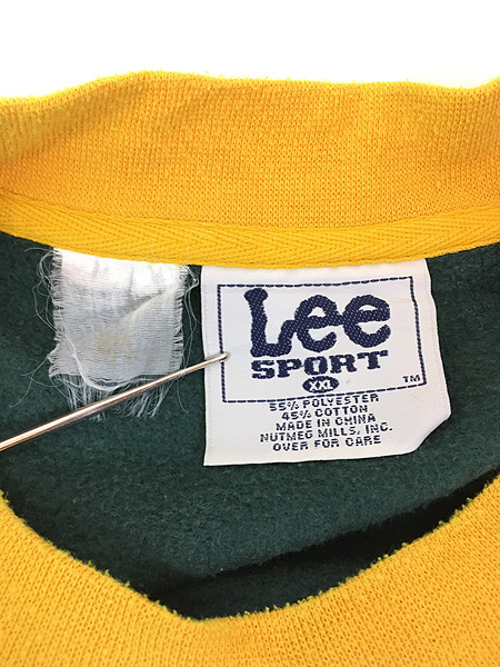 古着 90s NFL Green Bay Packers パッカーズ 刺しゅう スウェット トレーナー XXL 古着_画像6