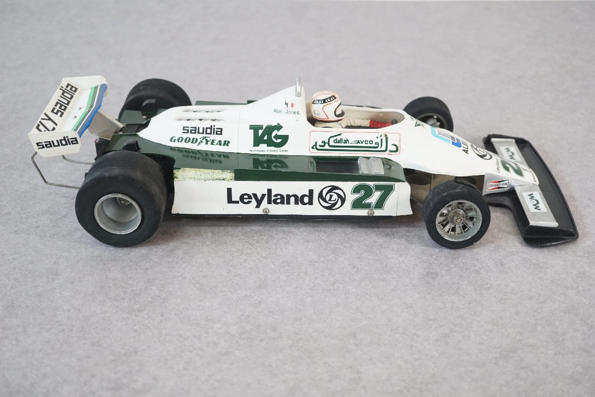 [QS][G904512] TAMIYA タミヤ 1/10 Williams ウィリアムズ FW-07 #27 電動RC ラジコンカー 現状品_画像4