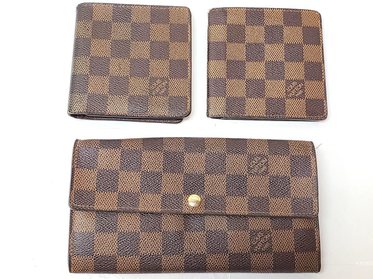 1000円スタート LOUIS VUITTON ルイヴィトン 10点まとめ モノグラム/エピ/ダミエ/長財布 2つ折り ウォレット/手帳カバー [11/12] O211_画像2