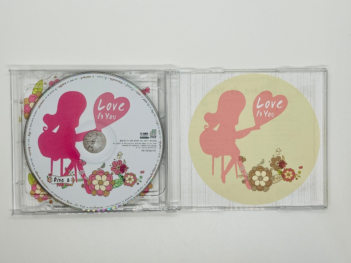 即決2CD アジア盤 Love is you / アルバム ２枚組 スリーブ付き G-0554008 Z62_画像4