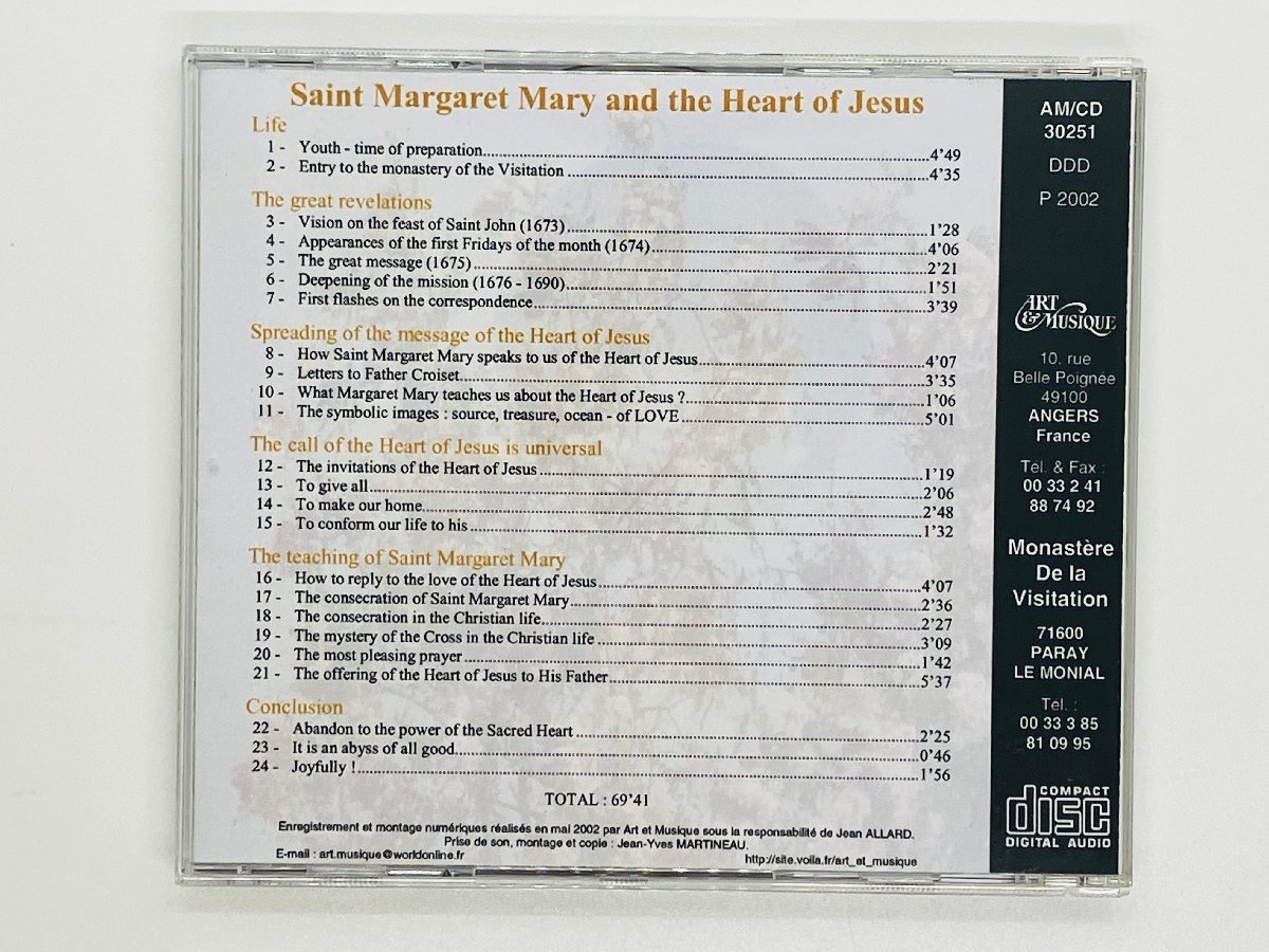 即決CD-R 自主製作盤 Saint Margaret Mary and the Heart of Jesus / Life Message / Teachings Z61_画像2