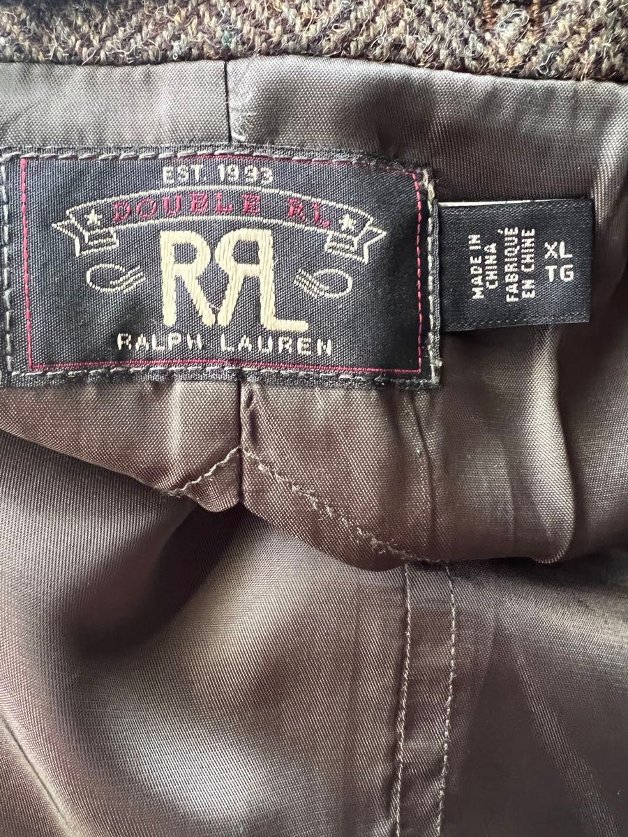 【新品未使用】RRL  希少　ラルフローレン　ウール　ツイード　ジャケット　トラッドスタイル