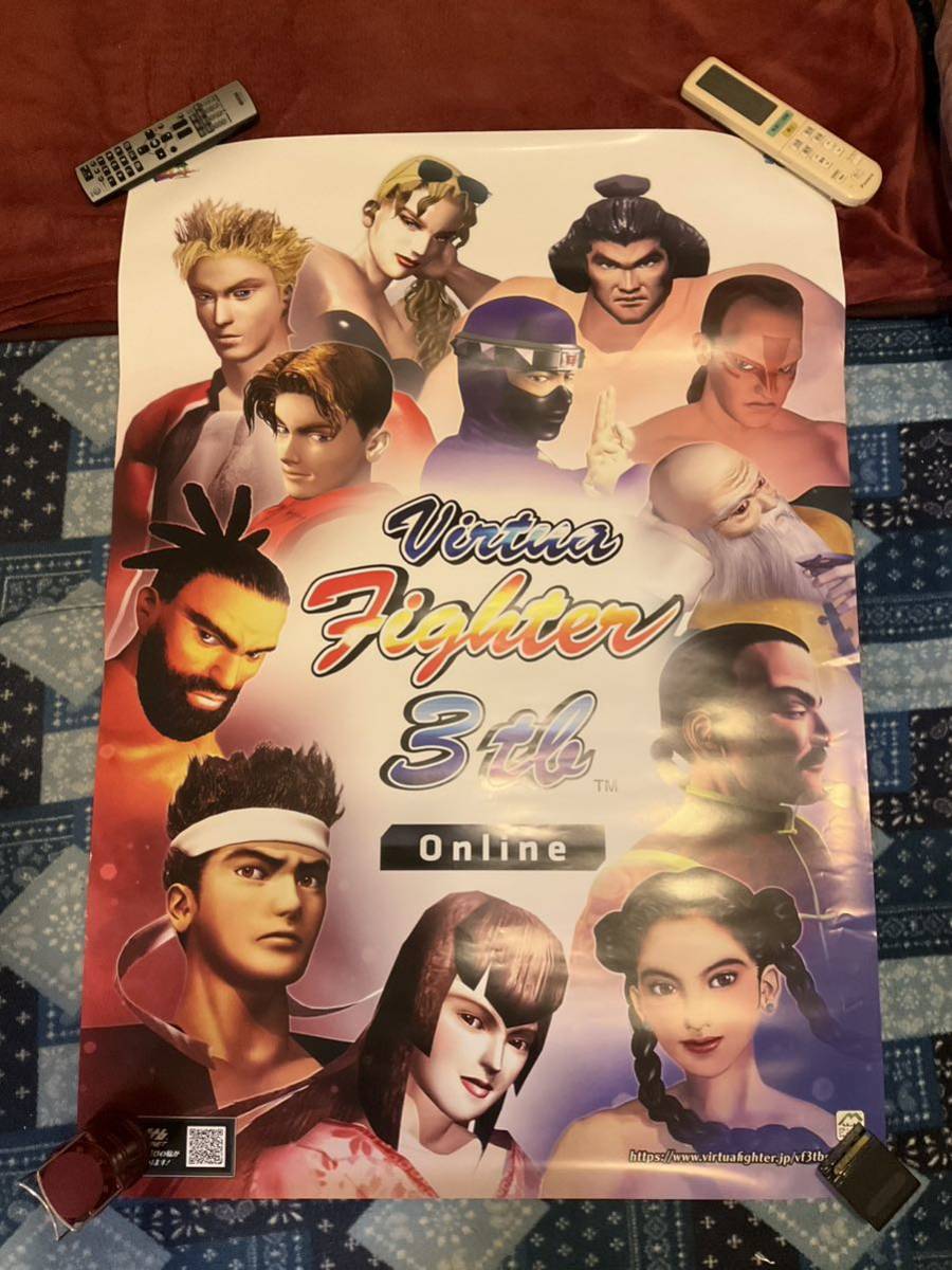 SEGA birch .- Fighter 3TB online B1 poster secondhand goods 