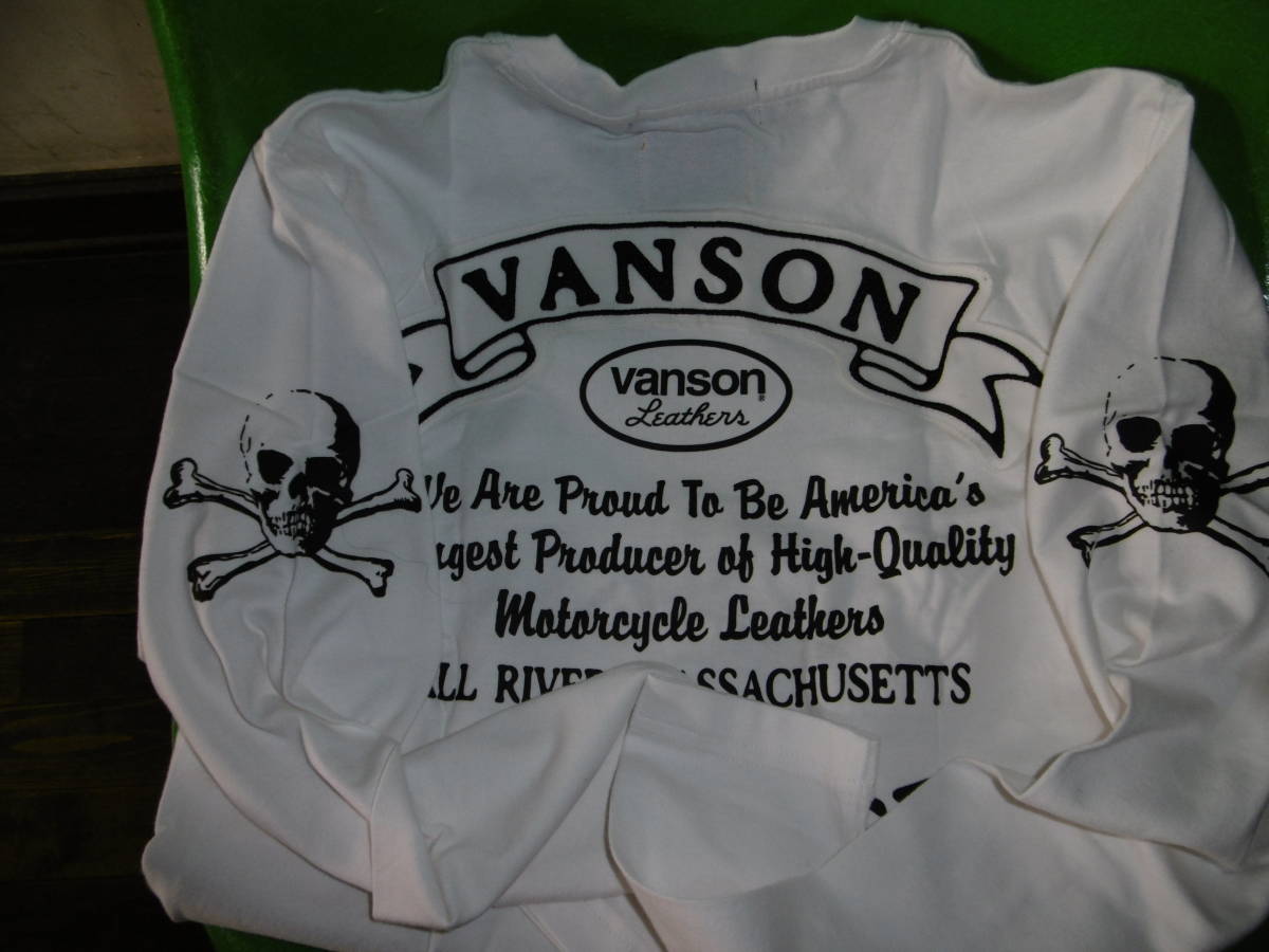VANSON JACKROSE ロンＴ　白 　Sサイズ_画像6