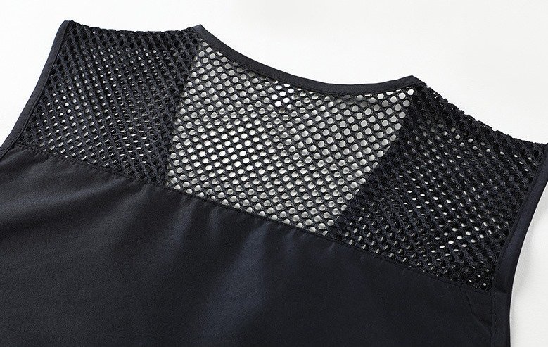 【新品】メッシュ ベスト ワーク ベスト Mesh Vest ユニホームベスト ブラック（黒）サイズ XL【送料無料】_画像4