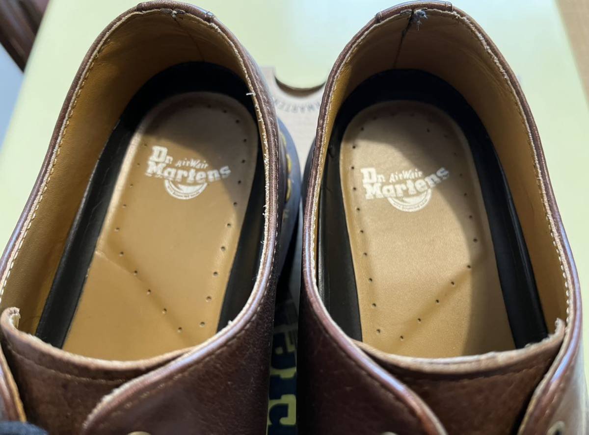 【送料無料】Dr.Martens ドクターマーチン　1461 CARPATHIAN TAN 3EYE SHOE オックスフォード ブラウン 3ホール UK8 中古 正規品 茶 約27cm_画像5