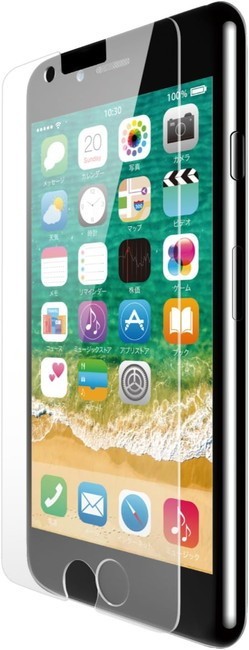 在庫処分品 エレコム｜ELECOM iPhoneSE（第3世代）iPhone 8 ガラスフィルム 0.33mm 指紋防止 光沢 TH-A17MFLGG 9Hの画像2