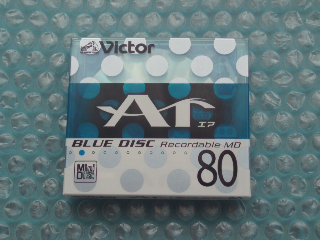 Victor ビクター Ar エア BLUE DISC MD 録音用ミニディスク 80分 日本製_画像1