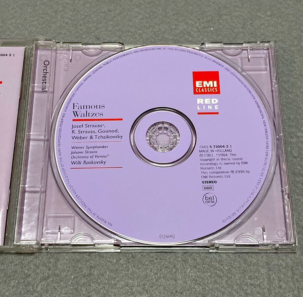 CD/ ワルツ名曲集〜Jo.シュトラウス、R.シュトラウス、グノー、ウェーバー、チャイコフスキー / ボスコフスキー&ウィーン響の画像3