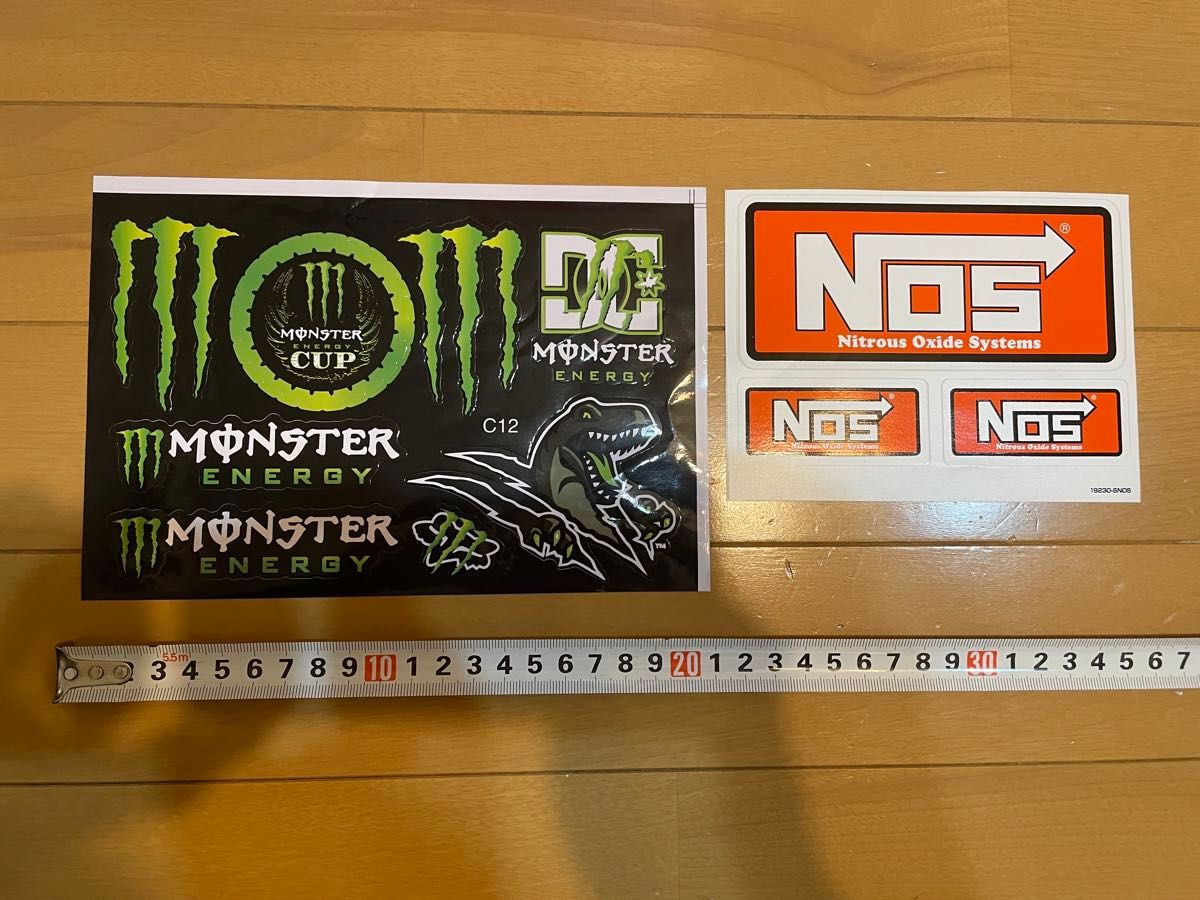 NOS MONSTER ステッカー ニトロ ワイスピ モンスター JDM スポコン