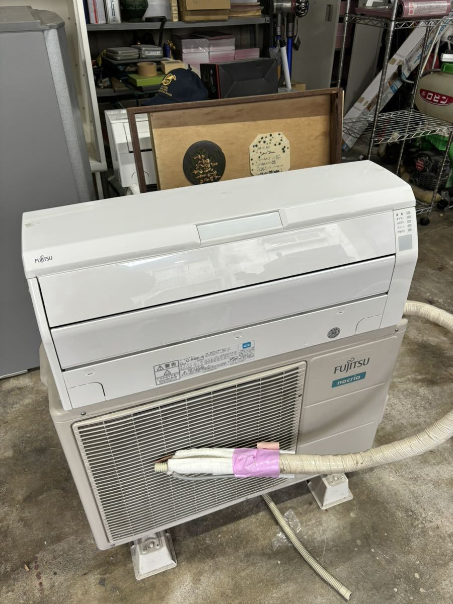 富士通　ルームエアコン AS-R40H-W 美品 富士通 ルームエアコン AS-R40H-W 冷媒 4.0kw 冷房11～17畳 暖房11～14畳　ポンプダウン済み_画像1