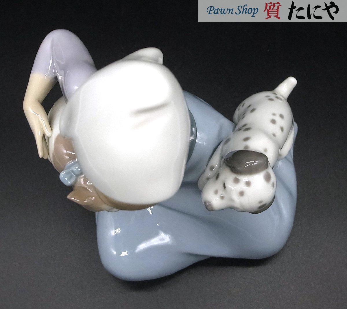 ★☆送料無料 【リヤドロ】 LLADRO 置物 少女と猫と犬 Little Friskies スペイン 陶器 フィギュリン☆★_画像6