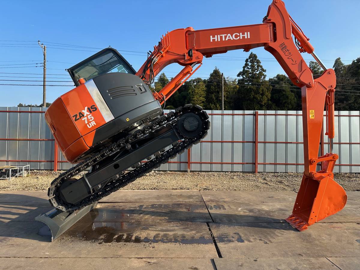 Yahoo!オークション - ユンボ 日立建機 ZX75UR-3 コンマ0.25 Yahoo!オークション - ユンボ 日立建機 ZX75UR-3 コンマ0.25