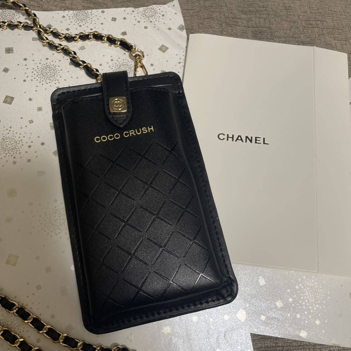 CHANEL ノベルティ ココクラッシュ ポーチ スマホケース｜Yahoo!フリマ 