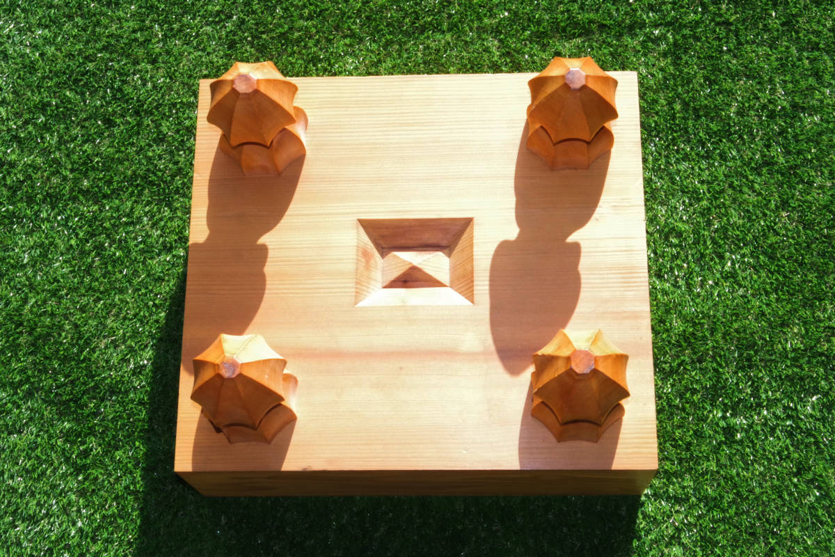 ☆ 本榧? ☆ 将棋盤 足付き ☆ 本榧? ☆ 将棋盤 足付き