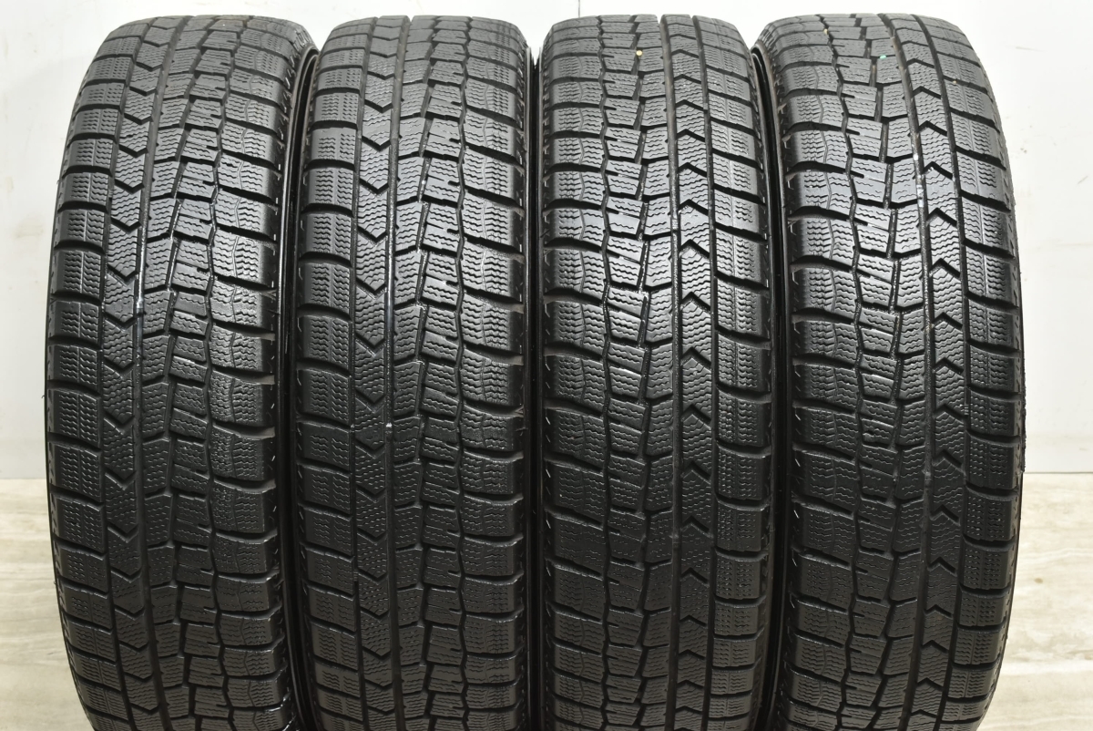 【美品】ホンダ N-BOX 純正 15in 4.5J +45 PCD100 ダンロップ ウインターマックス WM02 165/55R15 N-WGN N-ONE 流用 スタッドレス_画像8