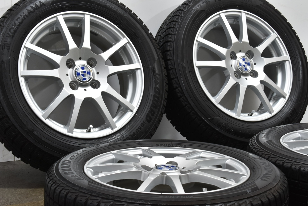 【良好品】Gマッチ 15in 5.5J +42 PCD100 ヨコハマ アイスガード iG50プラス 175/65R15 アクア フィールダー フィット スイフト イグニス_画像2