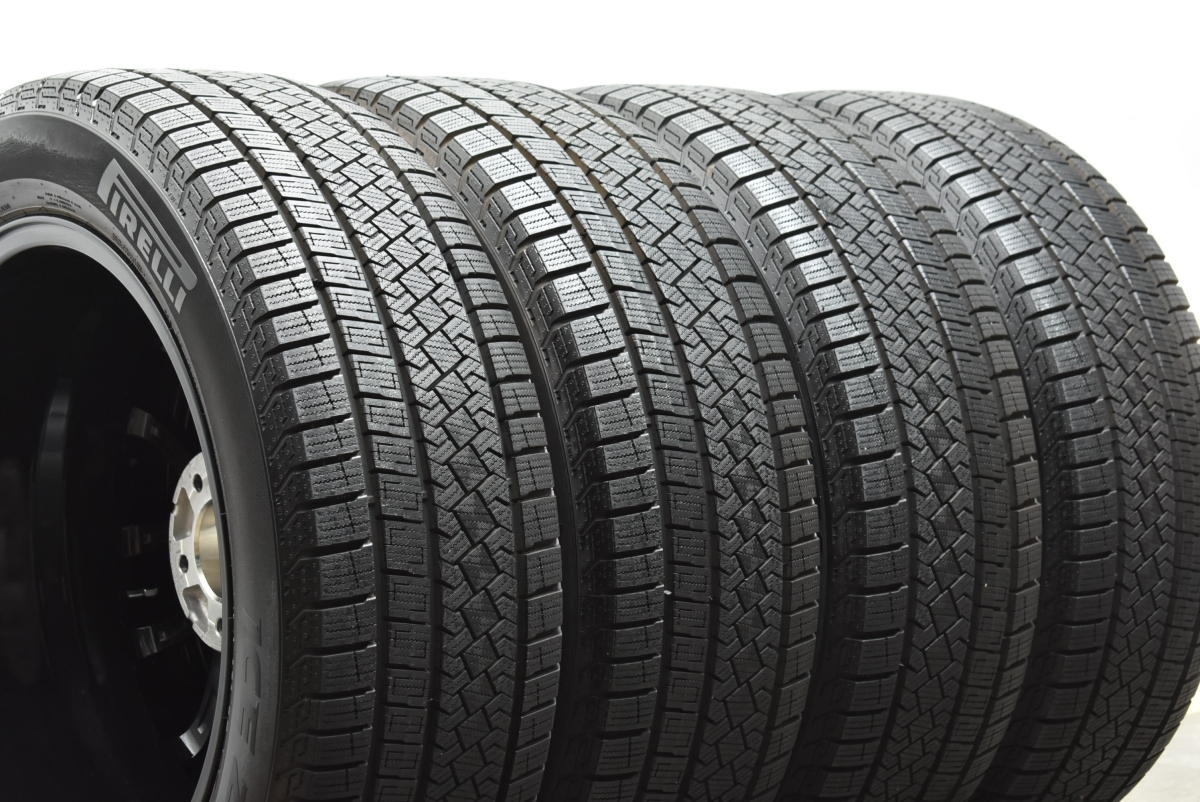 【バリ溝 美品】ESTROSA 18in 7J +38 PCD14.3 ピレリ アイスゼロアシンメトリコ 225/55R18 デリカD:5 アウトランダー エクストレイル_画像7