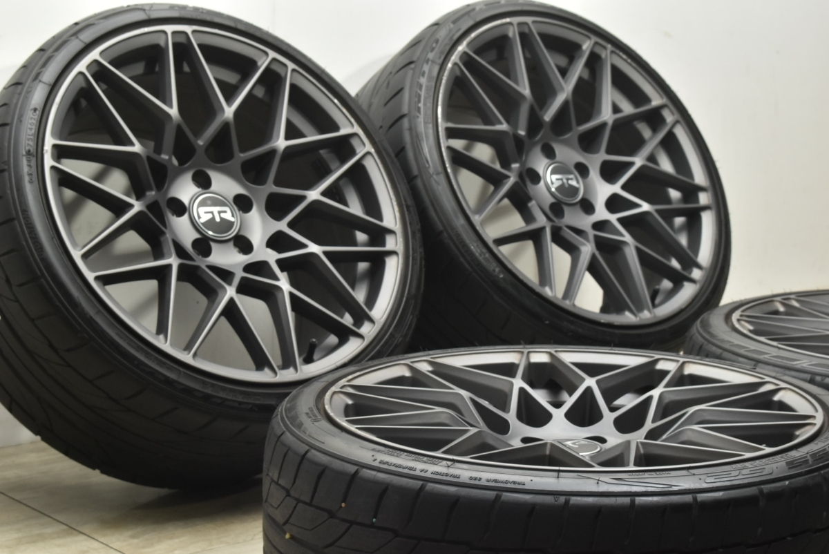 【マスタング専用設計】HRE RTR TECH メッシュ 20in 9.5J +33 10.5J +45 PCD114.3 ニットー NT555 G2 255/35R20 275/30R20 フォード Ford_画像2