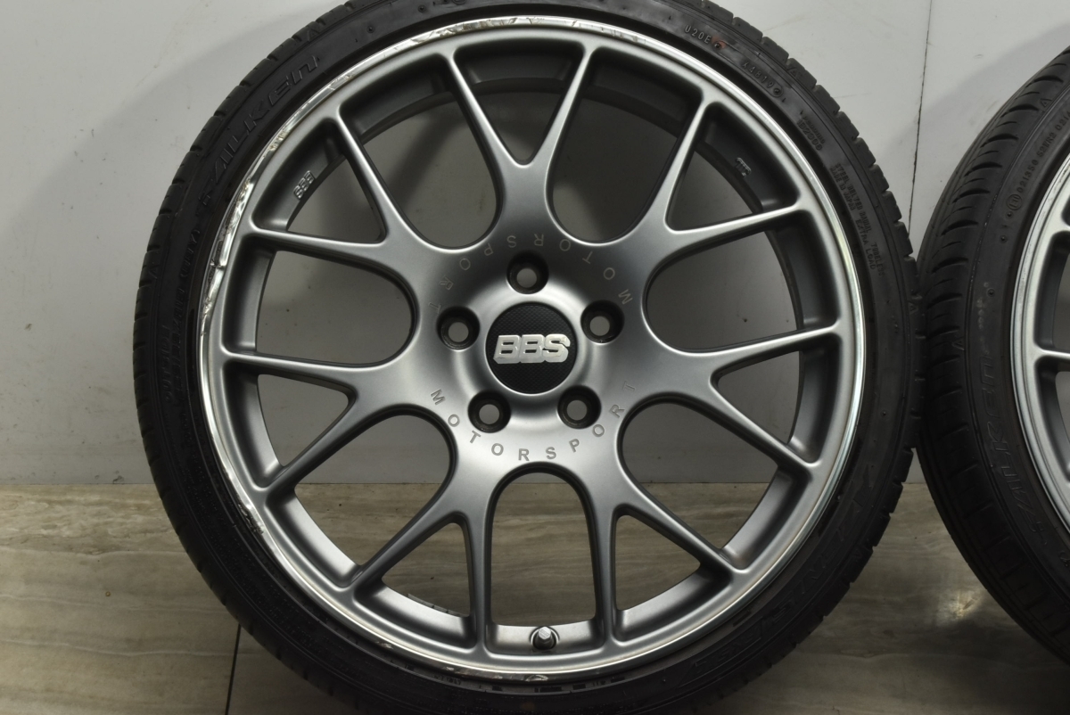 【程度良好】BBS パフォーマンスライン CH-R 19in 8J +40 PCD120 ファルケン アゼニス FK510 225/35R19 BMW F630 F31 3シリーズ 即納可能_画像5