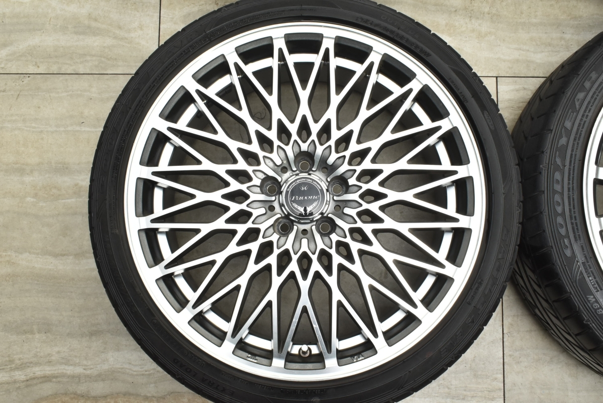 【大人気デザイン】ロクサーニ パヴォーネ 18in 7.5J +48 PCD114.3 グッドイヤー 215/40R18 レクサス CT200h プリウス カローラツーリング_画像3