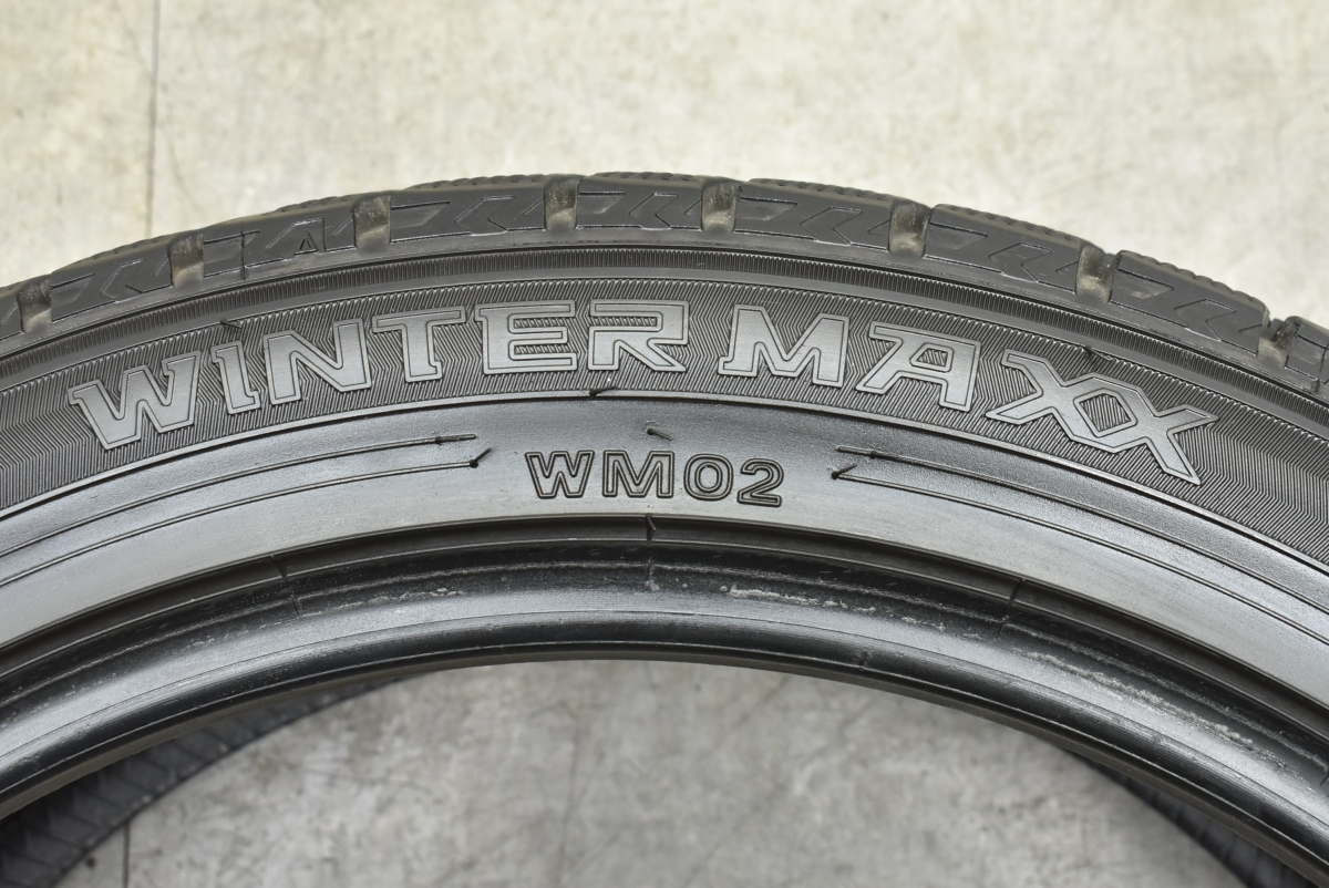 【交換用に】ダンロップ ウインターマックス WM02 225/45R18 4本セット スタッドレス クラウン マークX プリウスα オデッセイ アテンザ_画像4