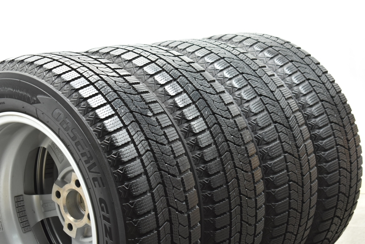 【程度良好品】MAK 15in 6J +40 PCD100 トーヨー オブザーブ GIZ2 185/65R15 ミニクーパー クラブマン ノート MAZDA2 デミオ 送料無料_画像6