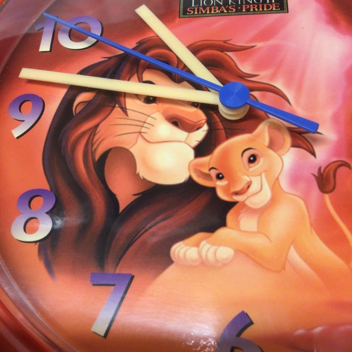 ディズニー　ライオン・キング　壁掛け時計　シンバ　Disney ライオンキング　時計　（MI）_画像4