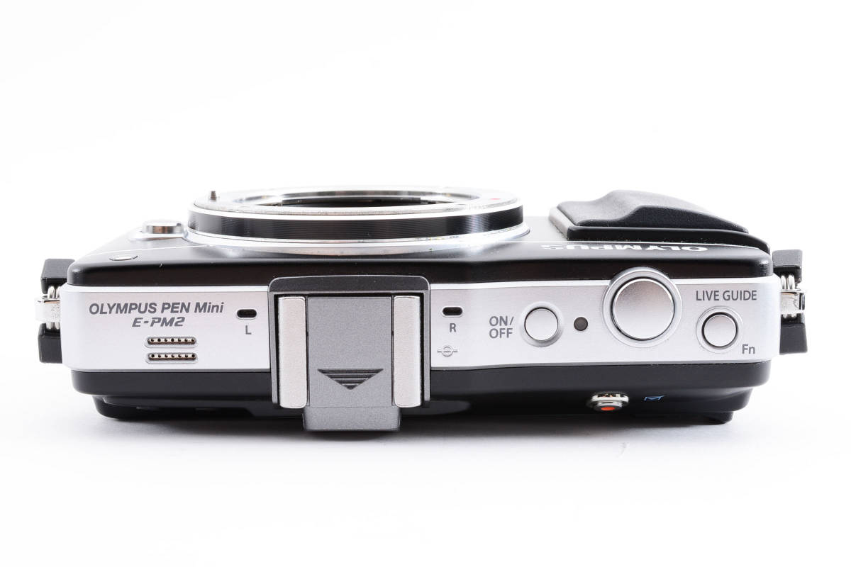 付属品多数！オリンパス OLYMPUS PEN Mini E-PM2 ブラック ボディ_画像6